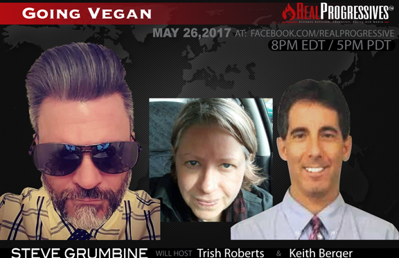 Keith Berger (SFVEG), Steve Grumbine and Myself Talk Veganism on Real Progressives